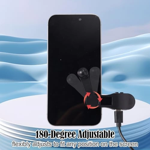 Smart Phone Auto Clicker - Speed Adjustable Anti-Slip Clip iPhone iPad Android
