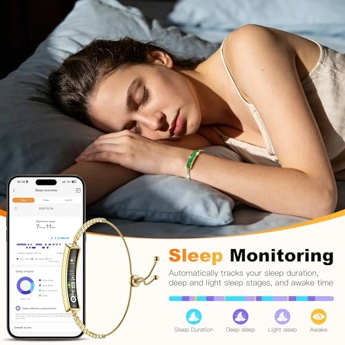 Sleep & Fitness Tracker - 2 Bands 24/7 Heart Rate