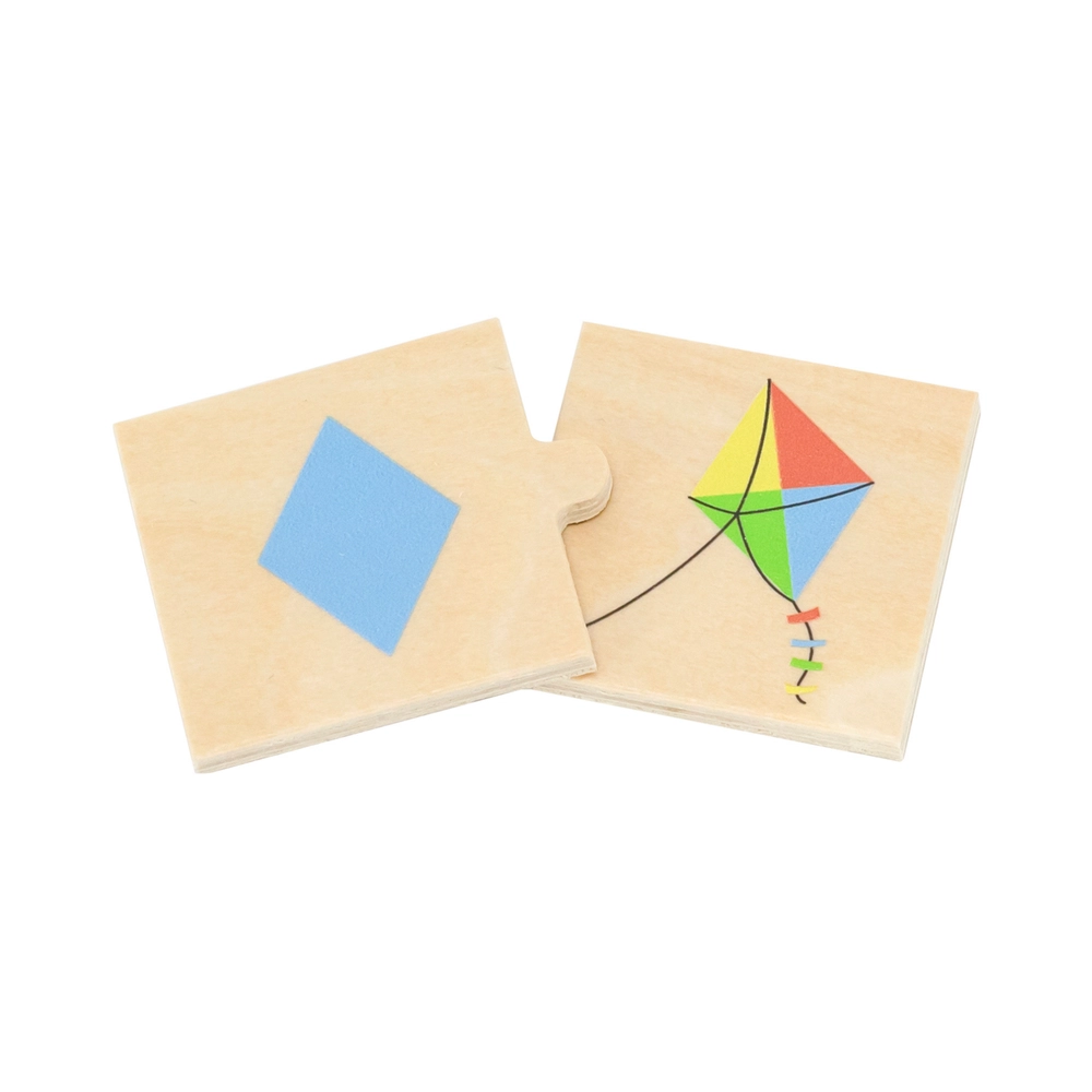 Shapes & Objects Wooden Puzzle (29464294-44779) - 24 pcs