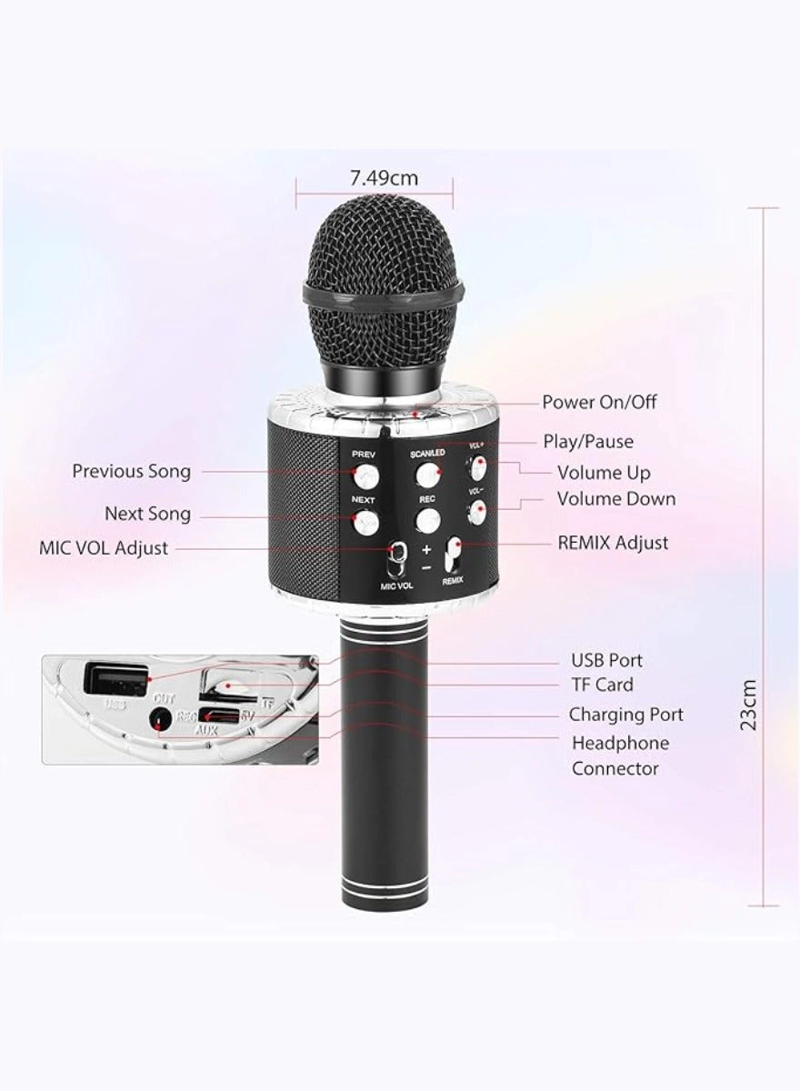 WS-858L - 4 in 1 LED Lights Bluetooth