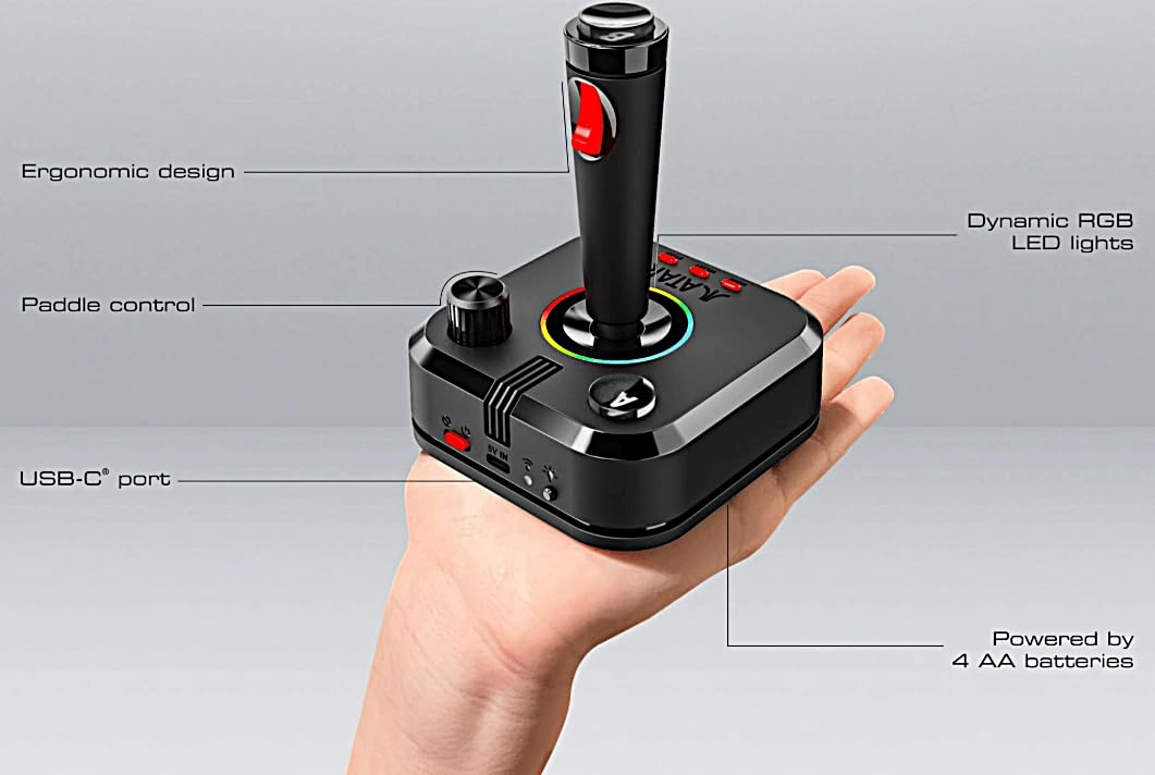 GameStation Pro - 200+ built-in Atari games HDMI output Wireless joysticks