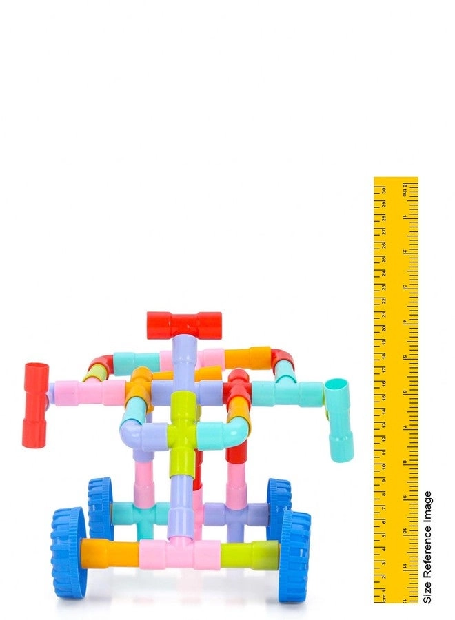 Plastic Builders Building Blocks Game - 50pcs Building Blocks