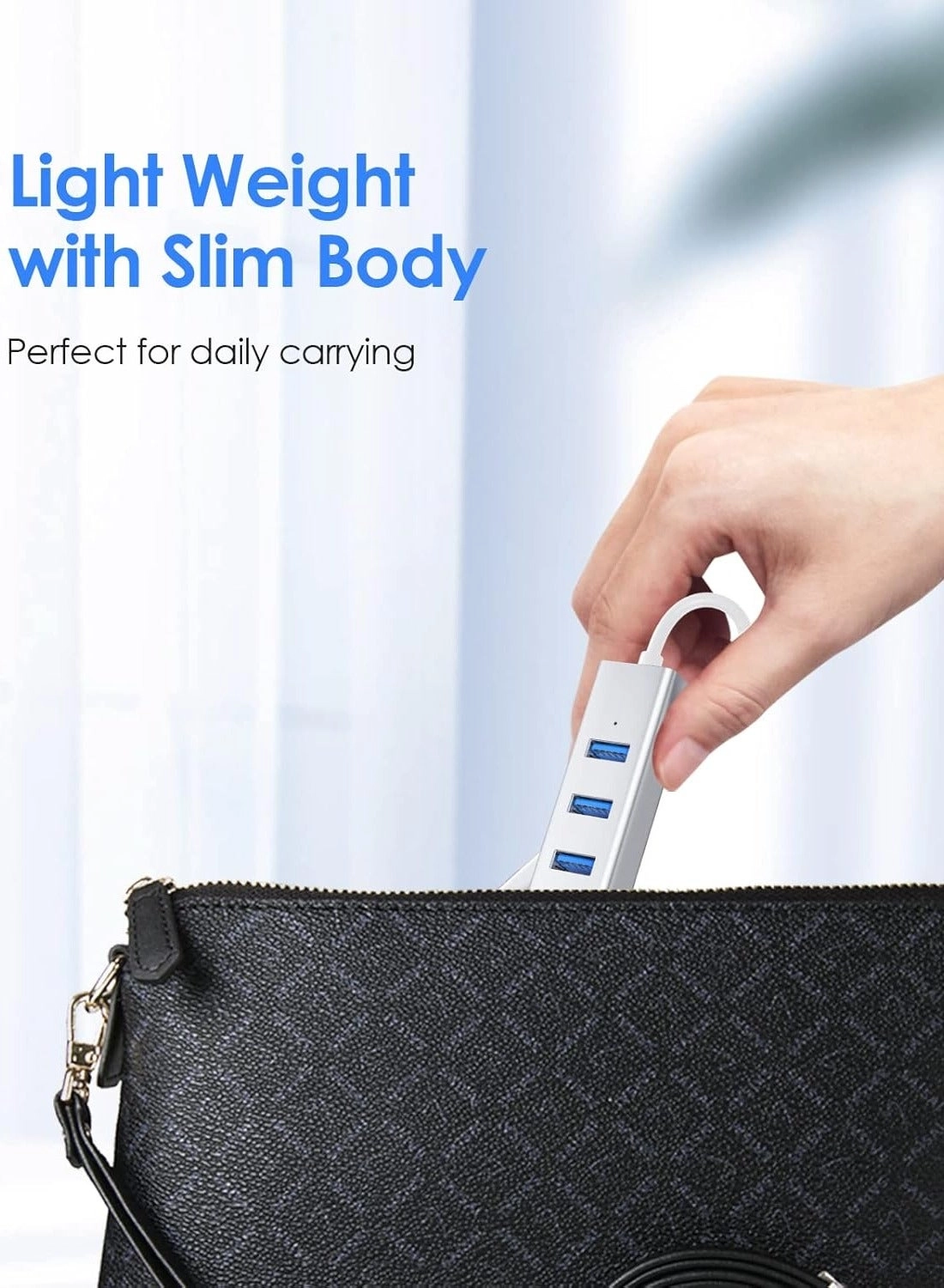 USB C Hub - 4K HDMI Gigabit Ethernet 3 USB 3.0