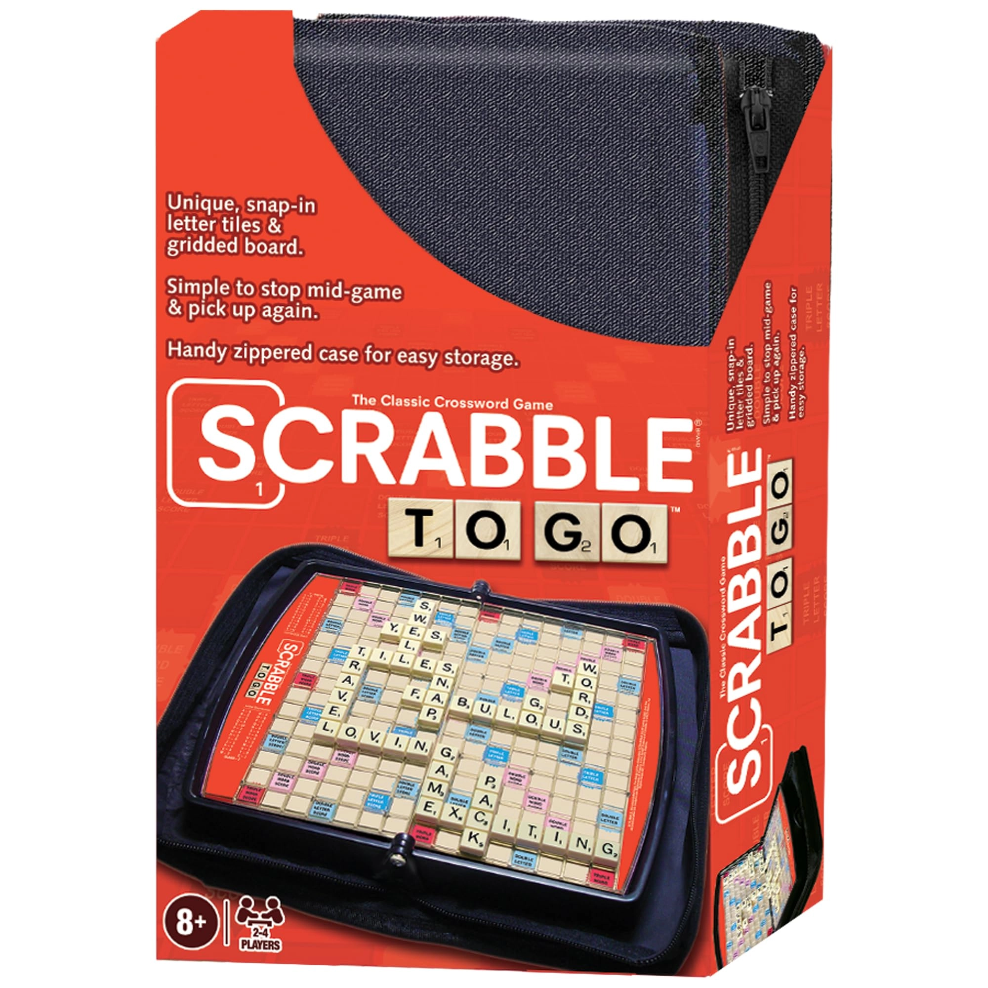 Winning Moves Scrabble to Go USA - Travel Version