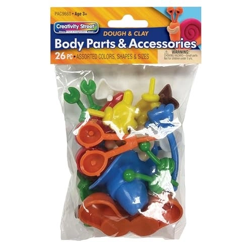 Creativity Street Modeling Dough and Clay Body Parts 26 pcs.