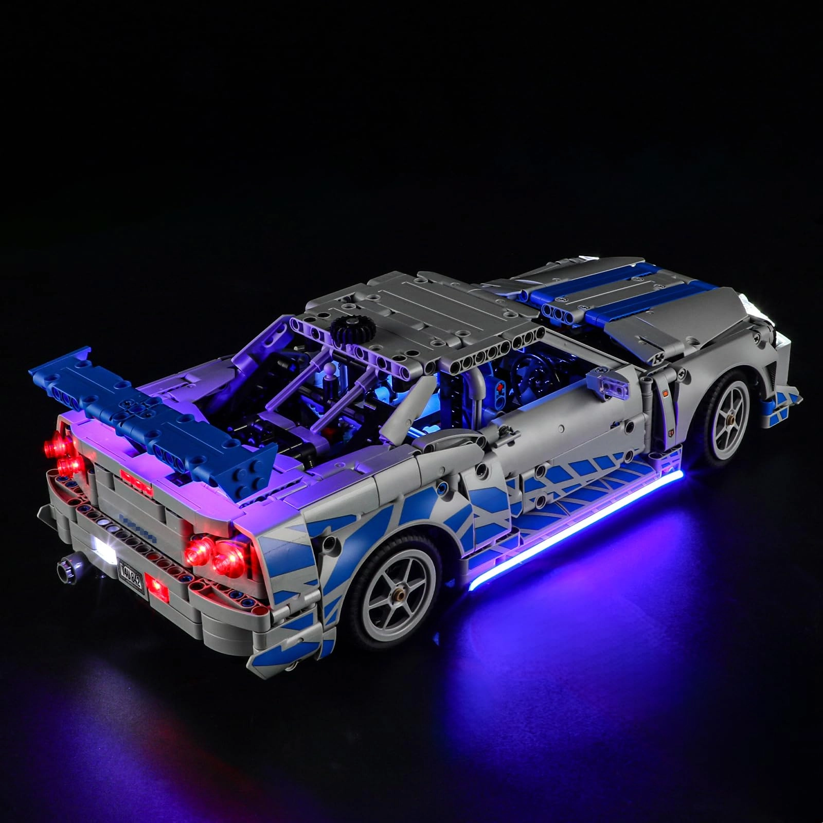 MENZAVA LED Light Set - Compatible with LEGO 42210 Nissan Skyline GT-R (R34)