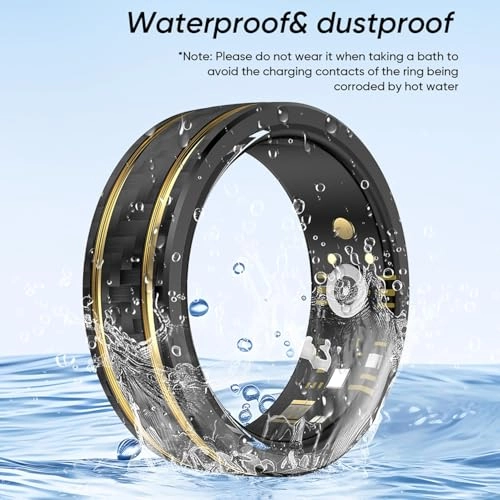 Smart Health Ring - IP68 Waterproof Bluetooth 5.1 7-8 days
