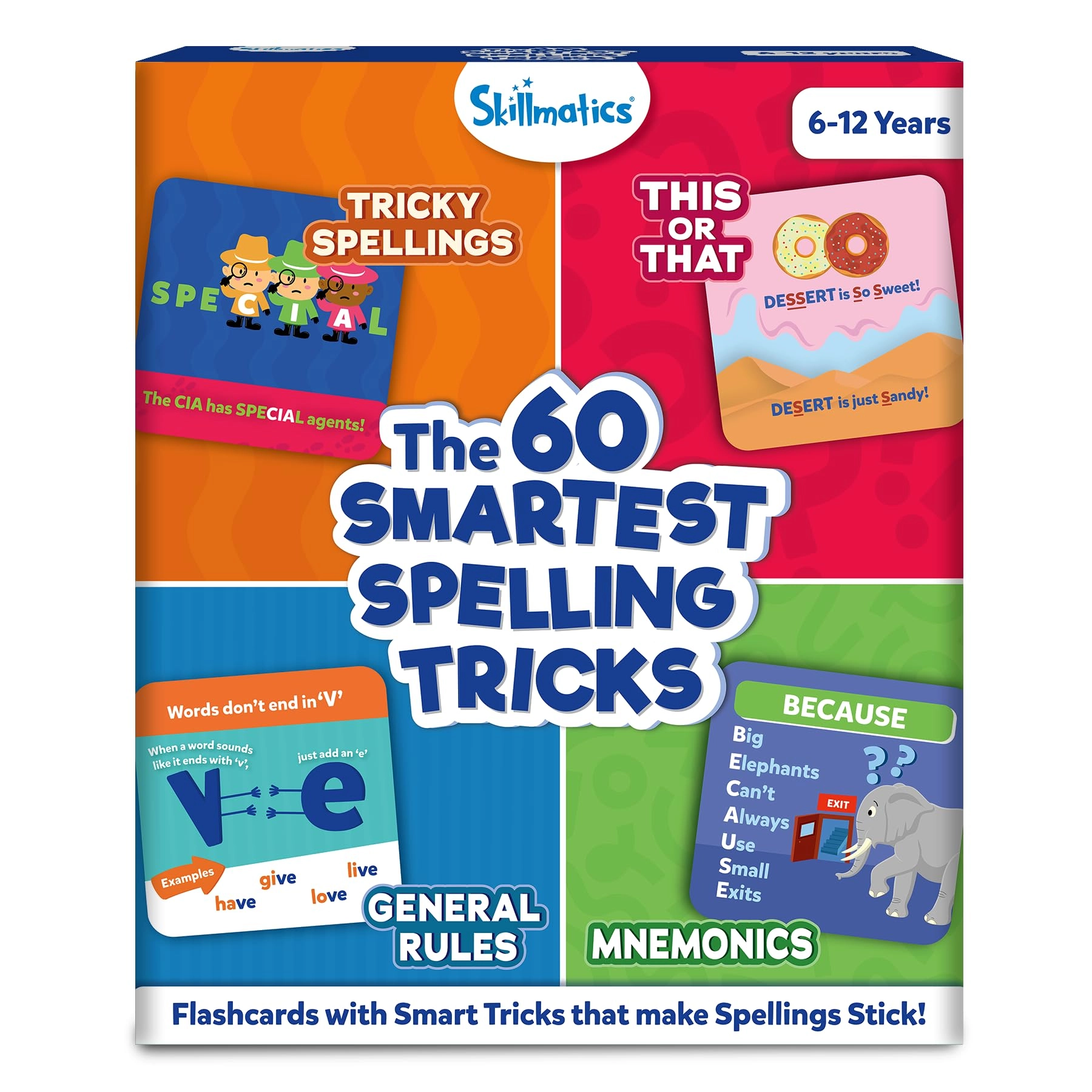 Grasper Global Private Limited Spelling Tricks - Ages 6–12 60 pieces