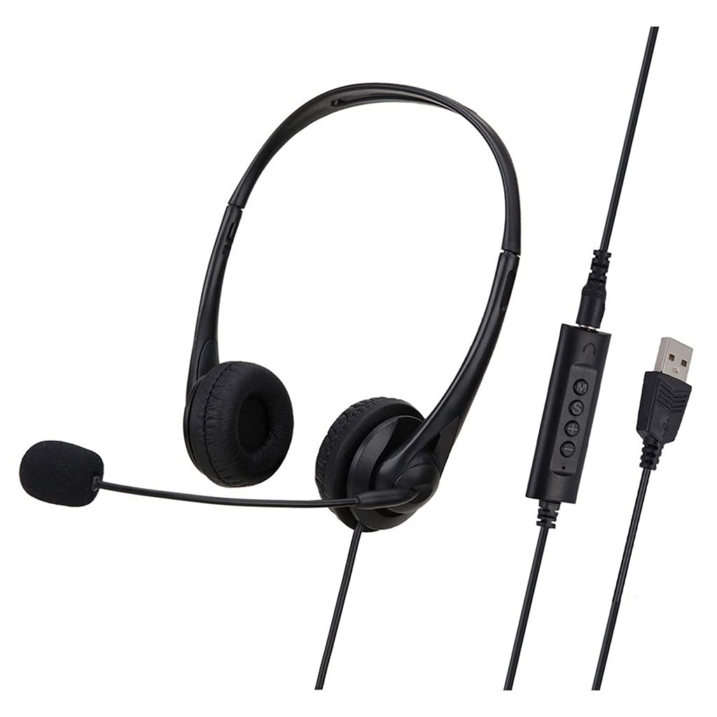 UOHUFIDABFD USB Headset USB Microphone