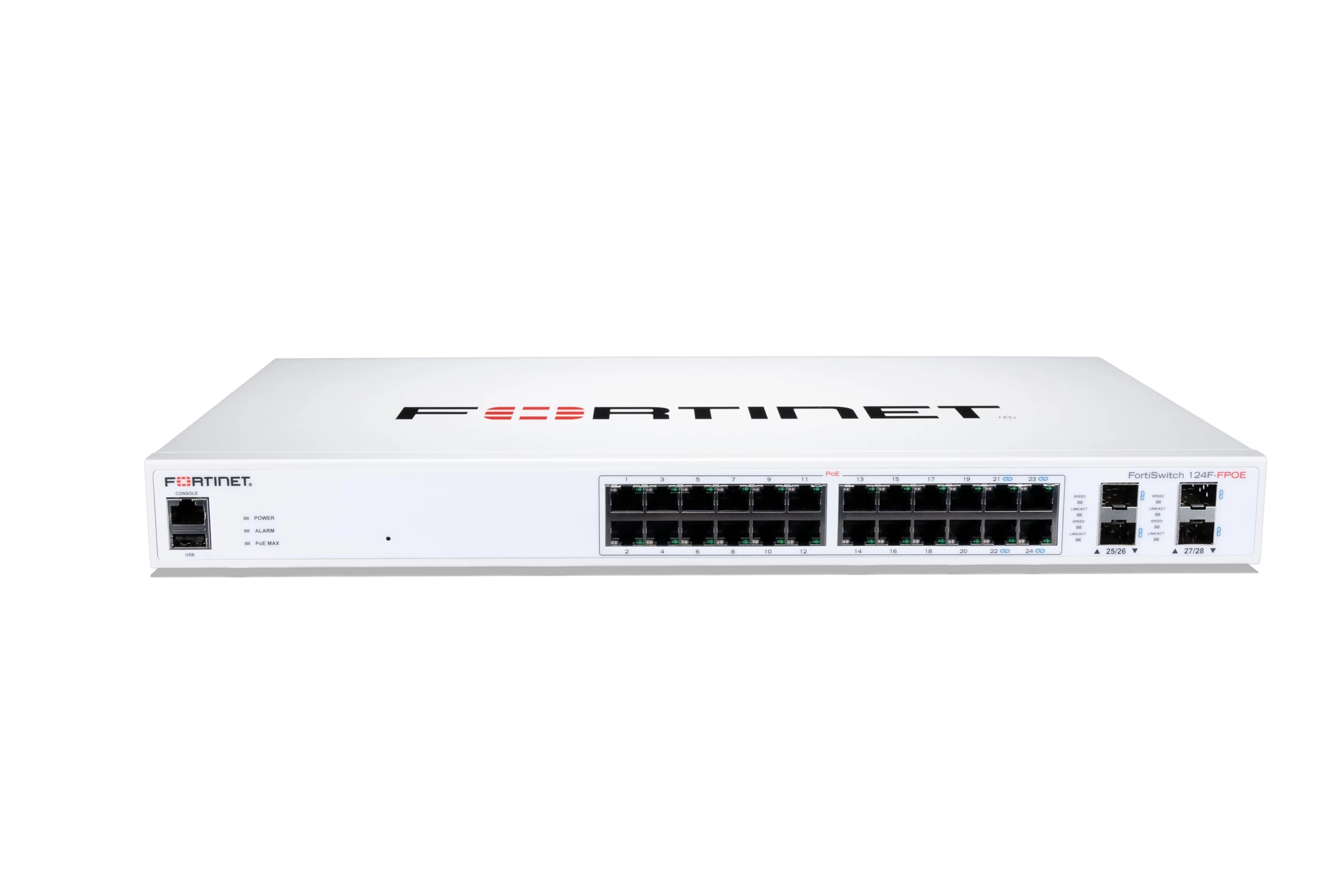 Fortinet FS-124F-FPOE 24-ports