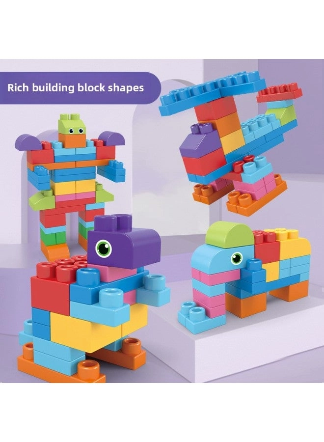 Soft Rubber Building Blocks - 72 pcs