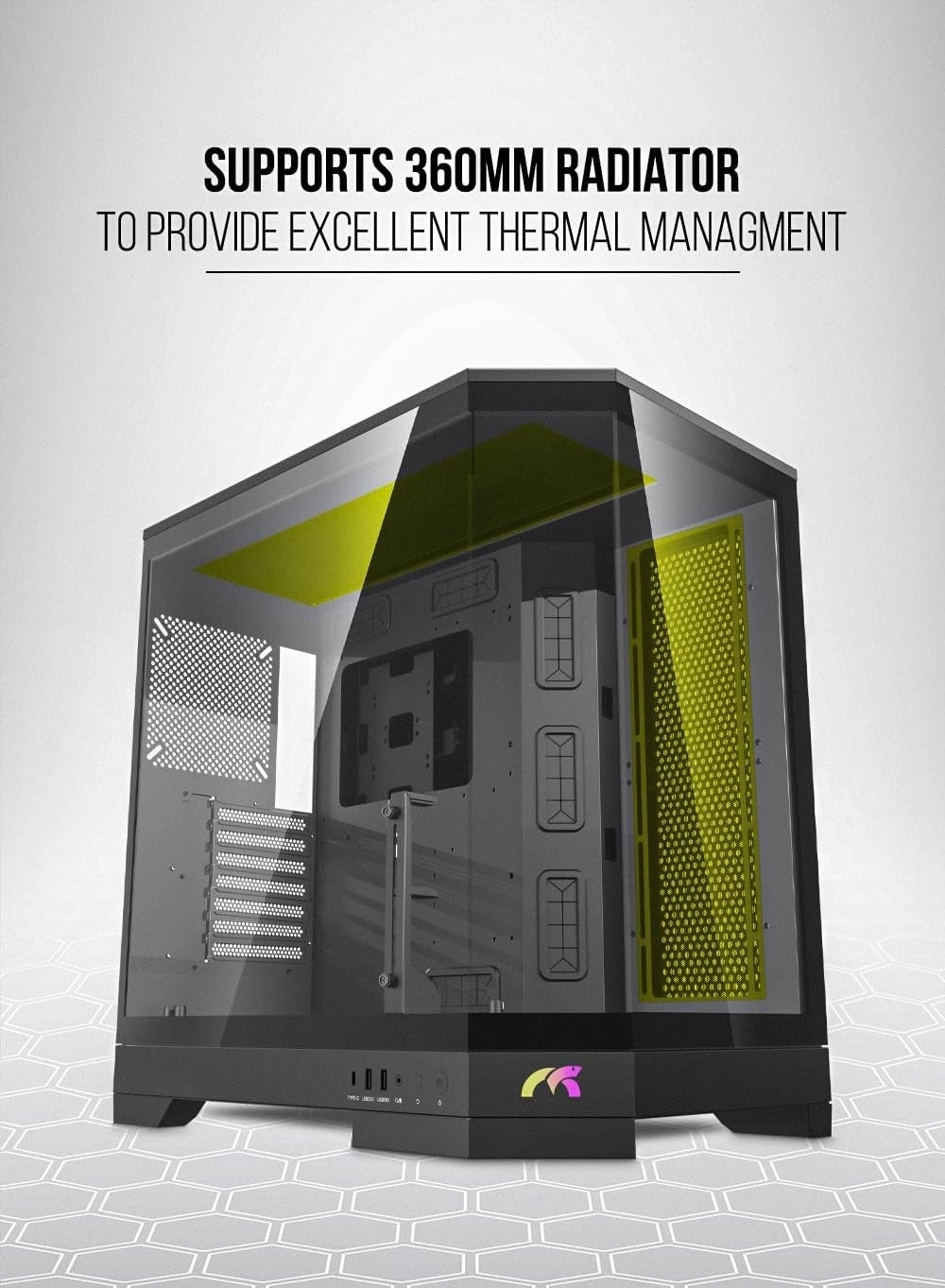 PRISM - Triple Glass Panel Mid Tower