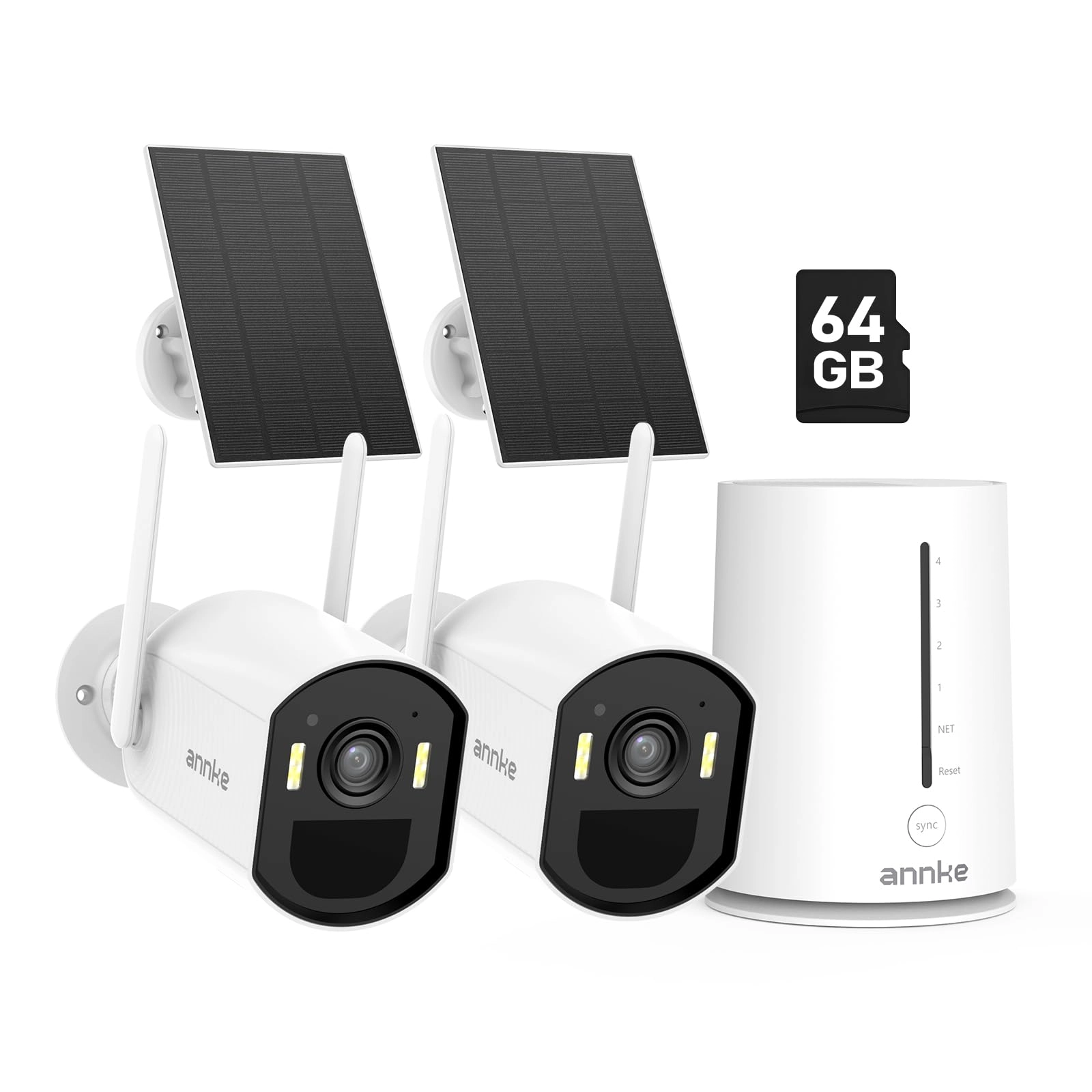 Annke 4CH and 2 Bullet Camera System - 2 4CH 4MP
