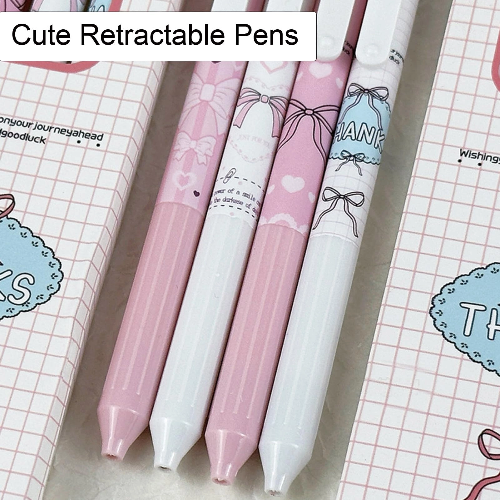 Cute Gel Pen - 4Pcs 0.5mm