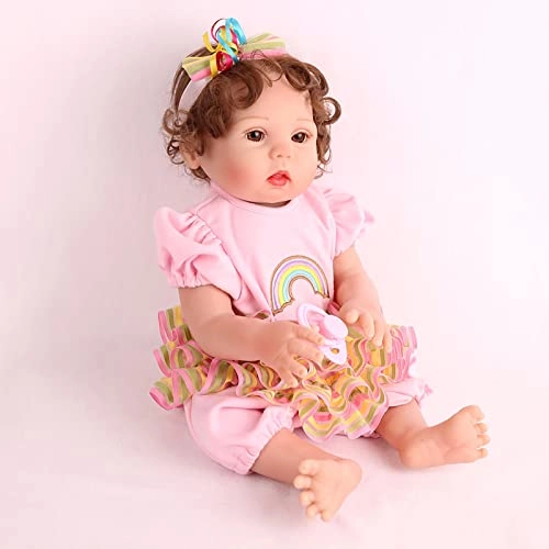 Reborn Baby Doll - 18 Inch 45cm Soft Vinyl Girl