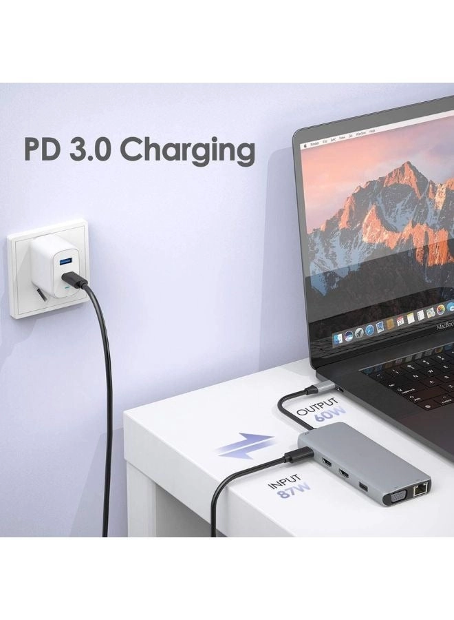 13 in 1 USB C hub - USB Type C