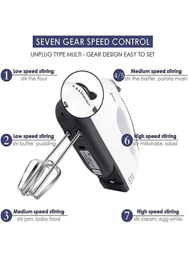 High-Power Hand Mixer - 200W