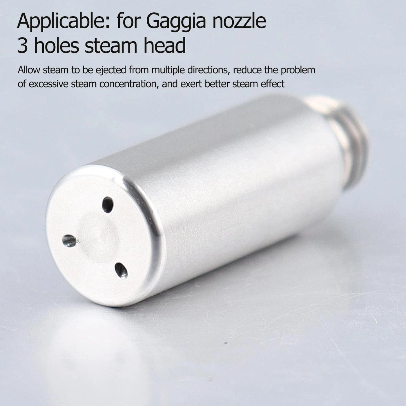 Coffee Machine Steam Nozzle - Stainless Steel 3 Hole