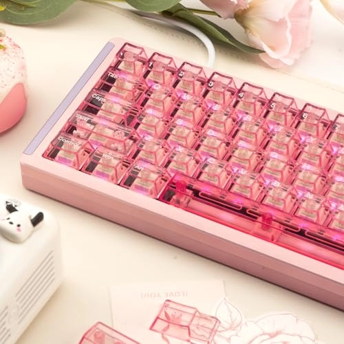 Custom Clear PC Keycaps - USB-C