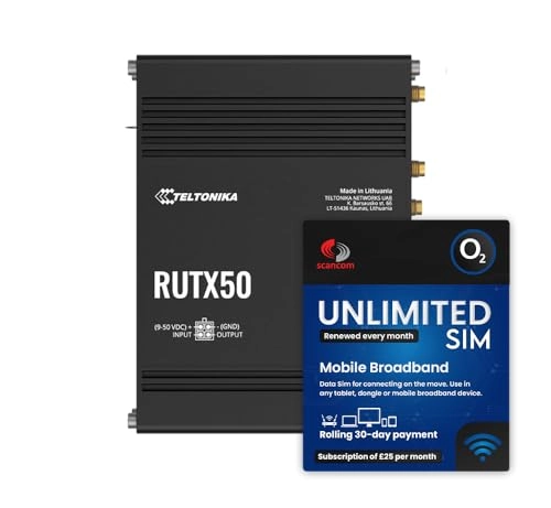 RUTX50 - 5G + O2 Rolling 30-Days