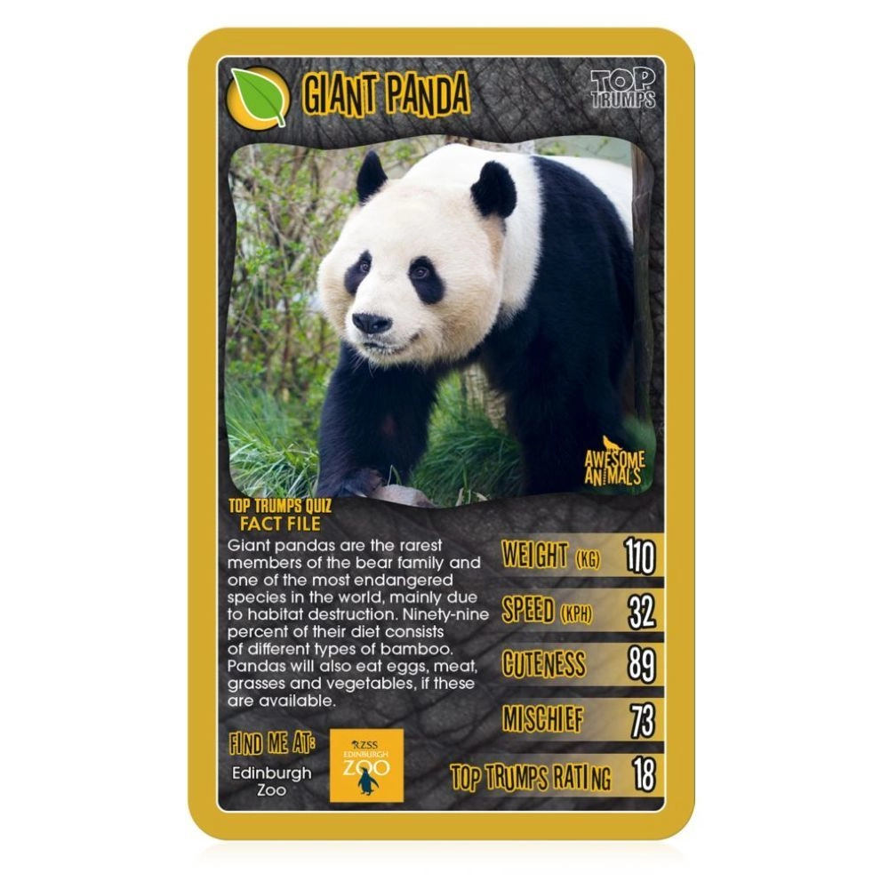 Awesome Animals - Card Game