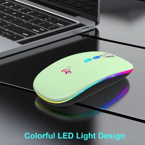 LED Slim Rechargeable Mouse - Wireless