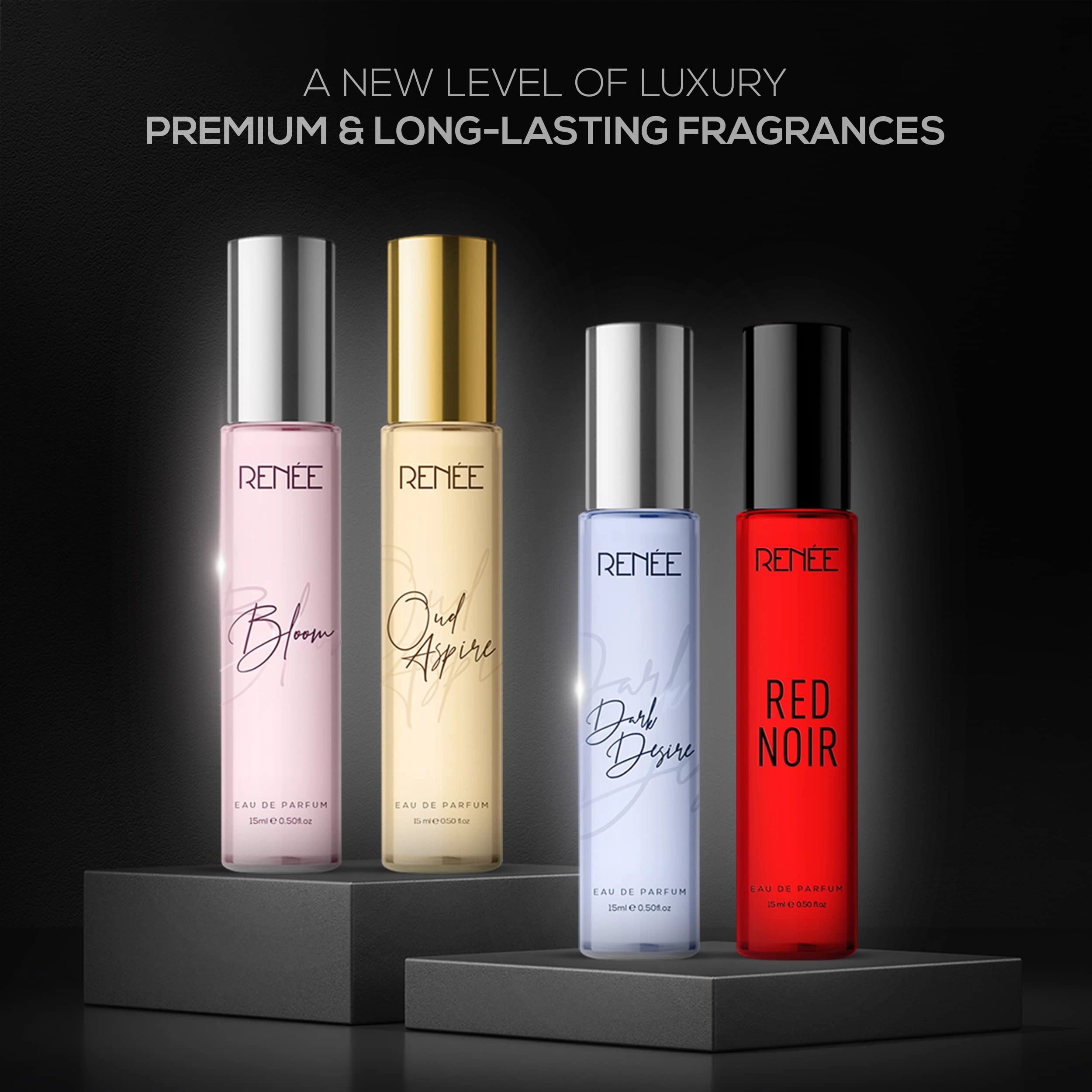 Red Noir + Bloom + OUD Aspire + Dark Desire - Eau De Parfum 4