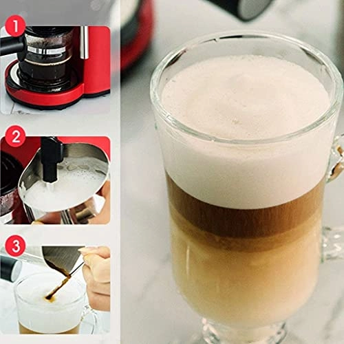 Drip Coffee Machine - Compact Anti-drip Milk frothing