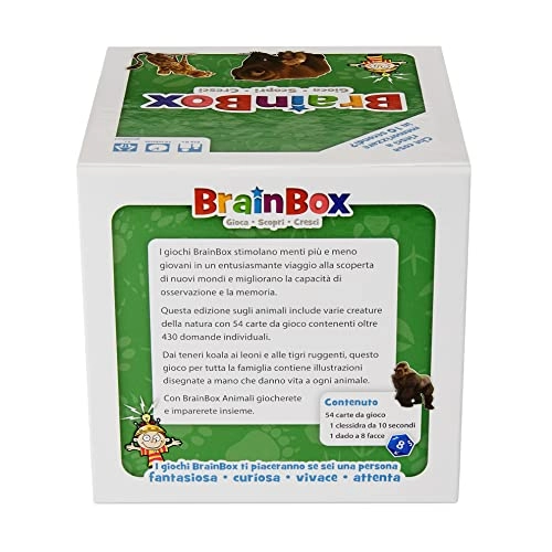 BrainBox: Animals - 1+ Player 8+ Years Italian
