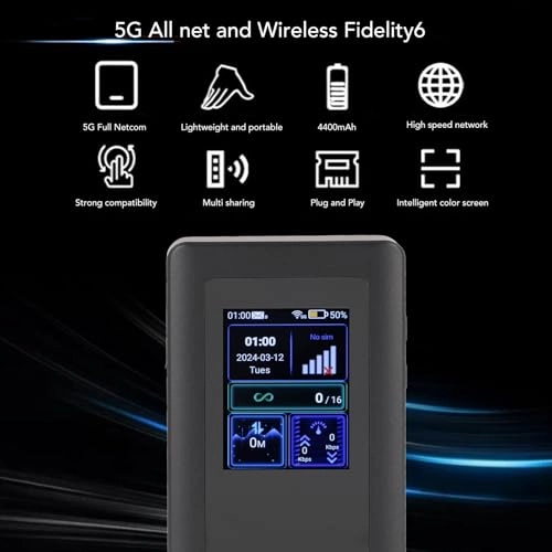 5G Mobile Hotspot - 5G WiFi 6 2.77Gbps