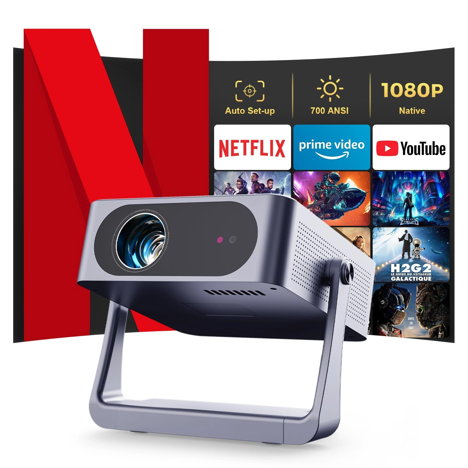 SAEJLLP AE-C6 700 ANSI lumens 1080P