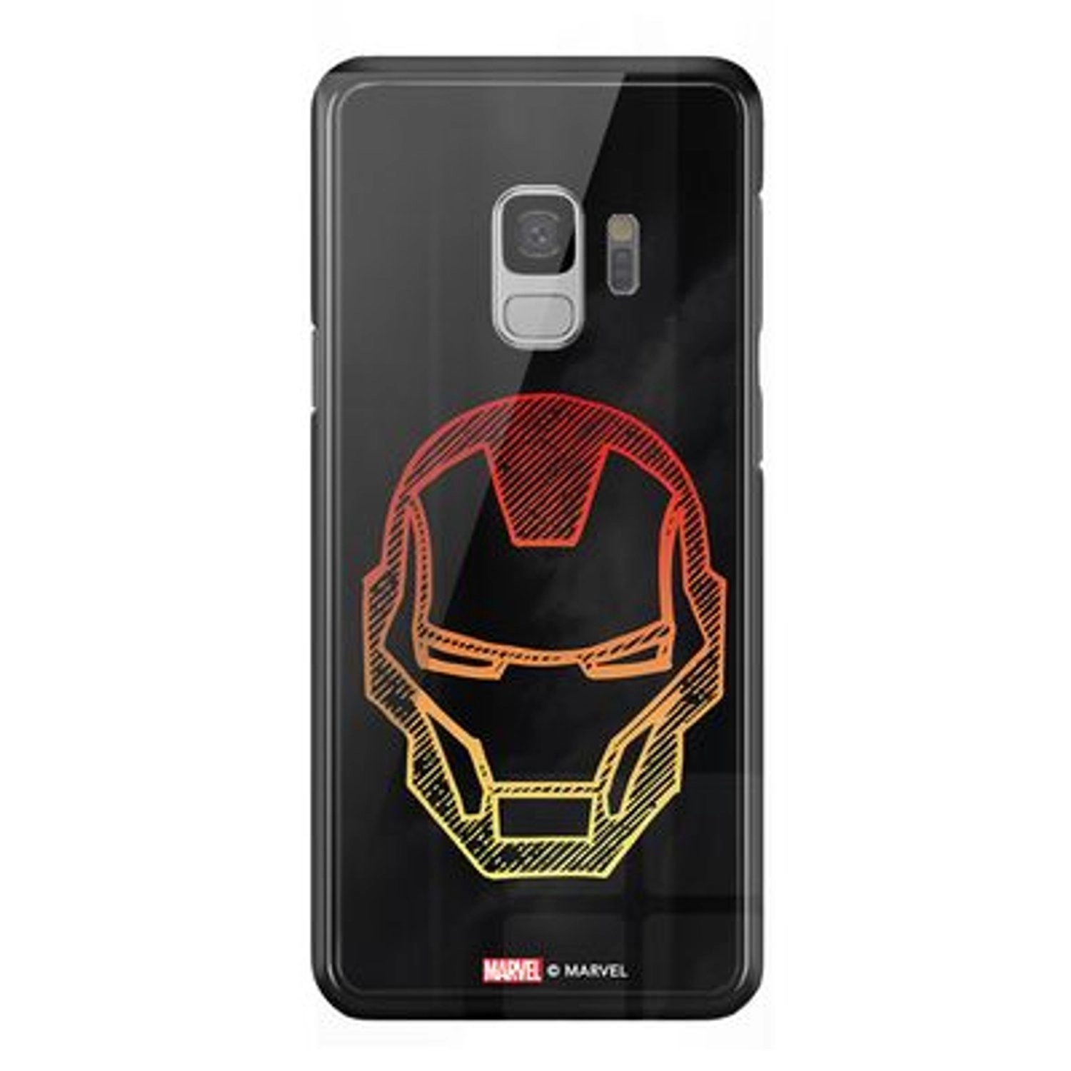 Wackylicious Iron Man Face Samsung S9 Cover Back Case for Galaxy S9