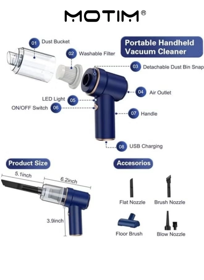 Car Vacuum Cleaner - 4000mAh