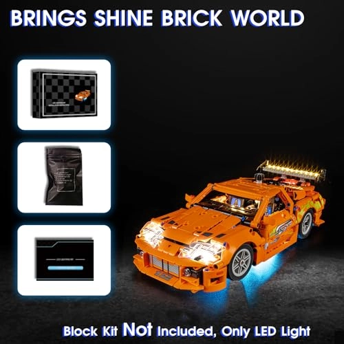 Led Light for LEGO 42204 Fast and Furious Supra-MK4 - Plastic