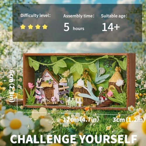 DIY Miniature Dollhouse Kit - Spring