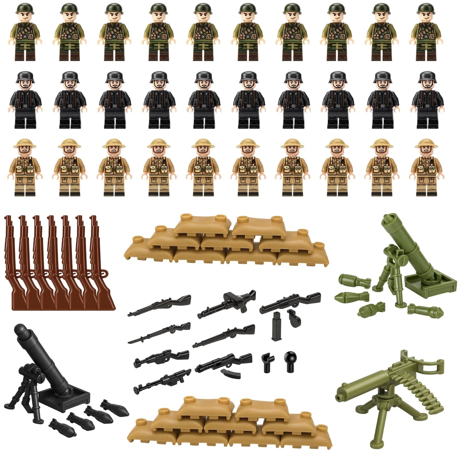dxpeta Toy Soldiers Army Toys Set - 1 yr 30 pcs