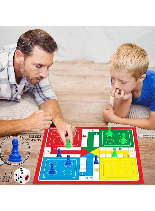 LUDO GAME - Double Sided Multicolour