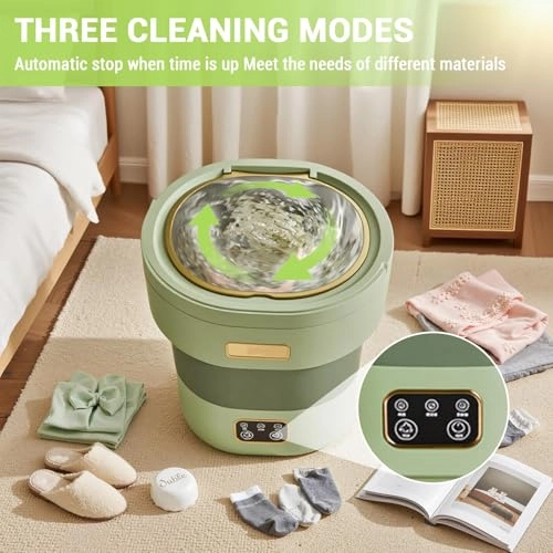 Foldable Mini Washing Machine and Dryer - 12L Portable