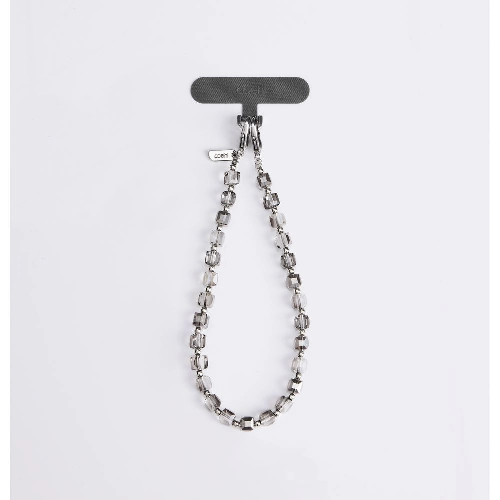 Uniq Candy Gem Universal Phone Charm Handstrap - Sparkling Silver