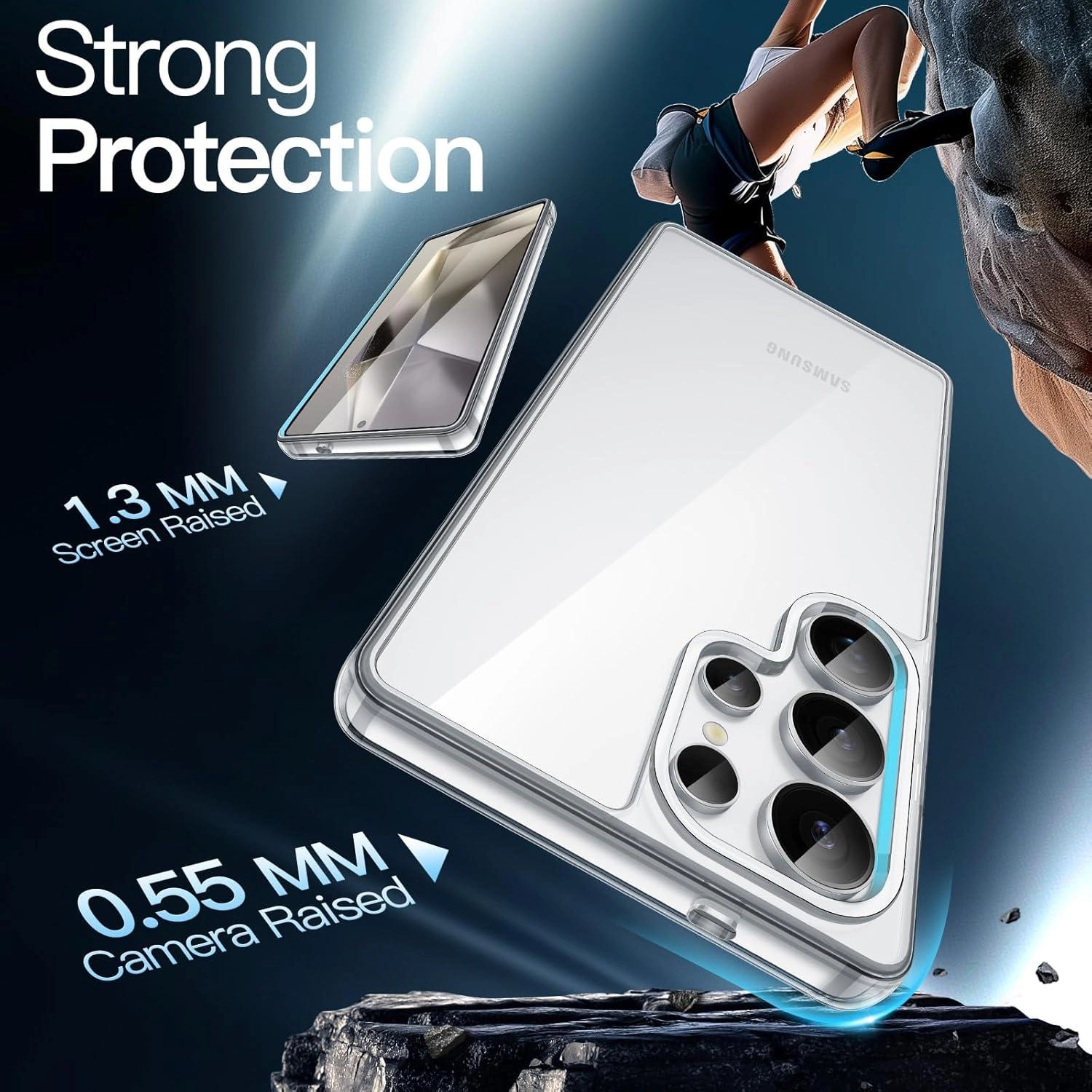 Glass Screen Protector + Camera Lens Protector for Samsung Galaxy S25 Ultra