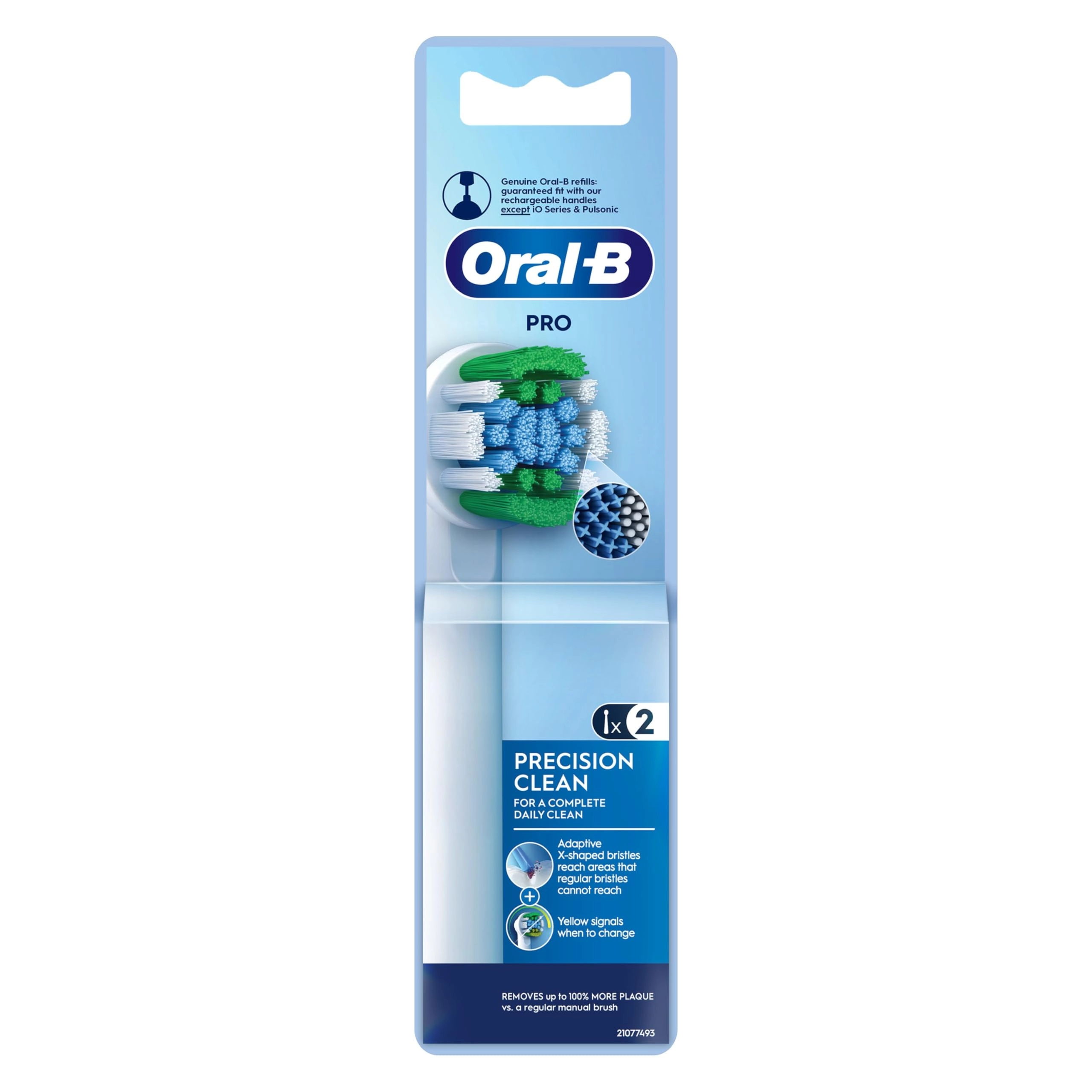 Oral-B Precision Clean - 2 Heads White