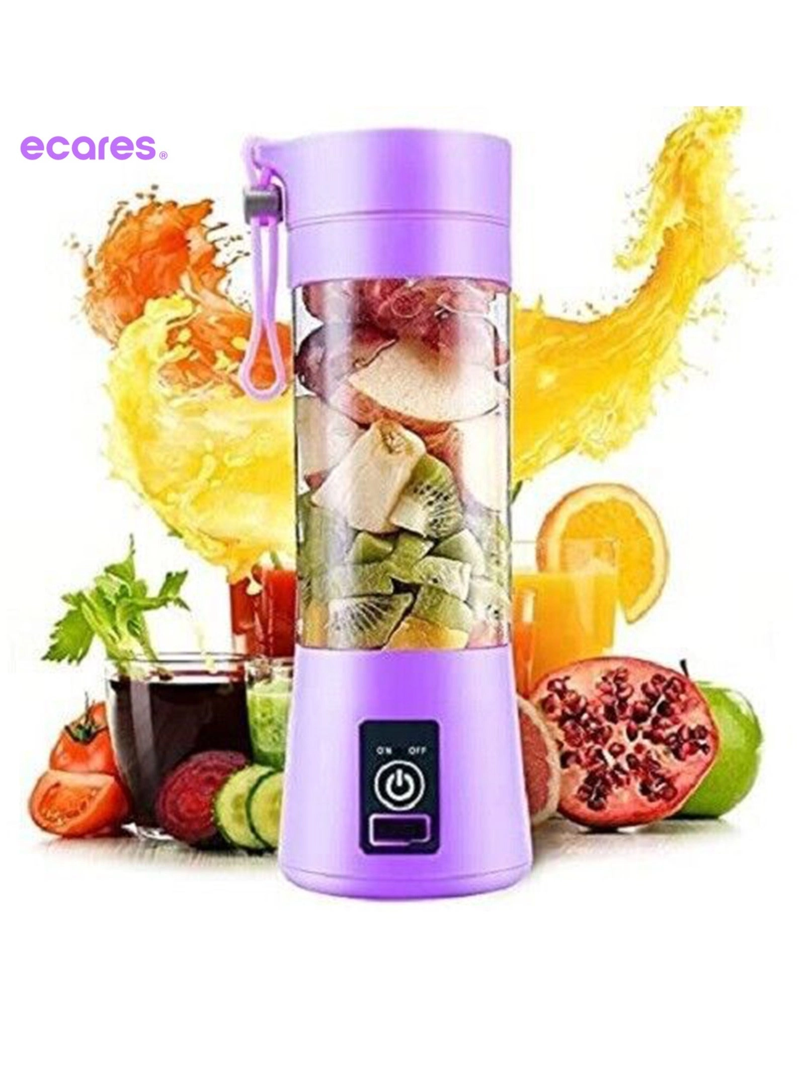 ECARES NG-01 - Portable USB Mini Blender Six Blades Lightweight