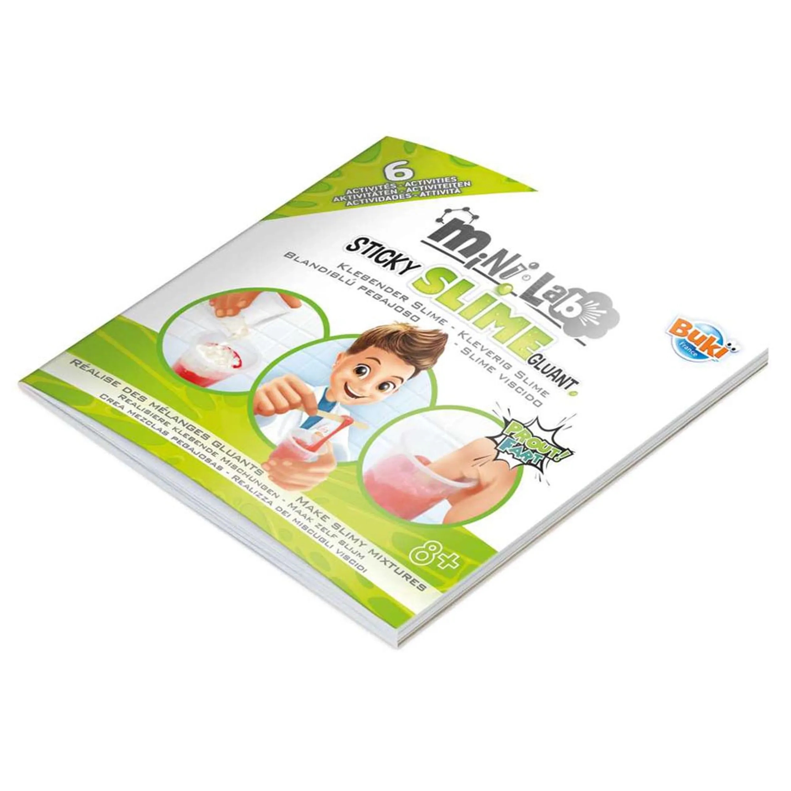 Mini Lab Slime Kit Science - 8 to 13 years+ 6 pieces