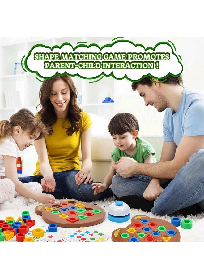 Geometric Shape and Color Matching Puzzle Board Game - 3+