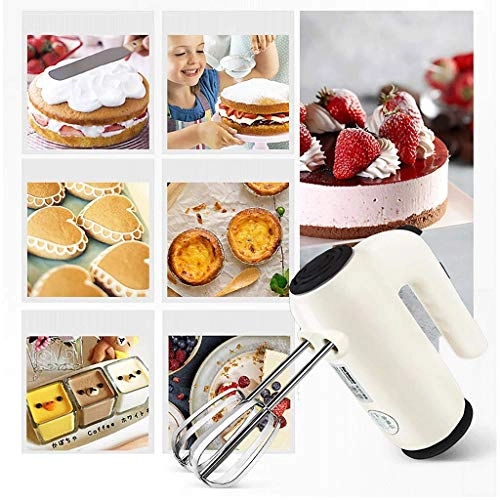 Handheld Electric Egg Beater - High Power 5-speed Turbo