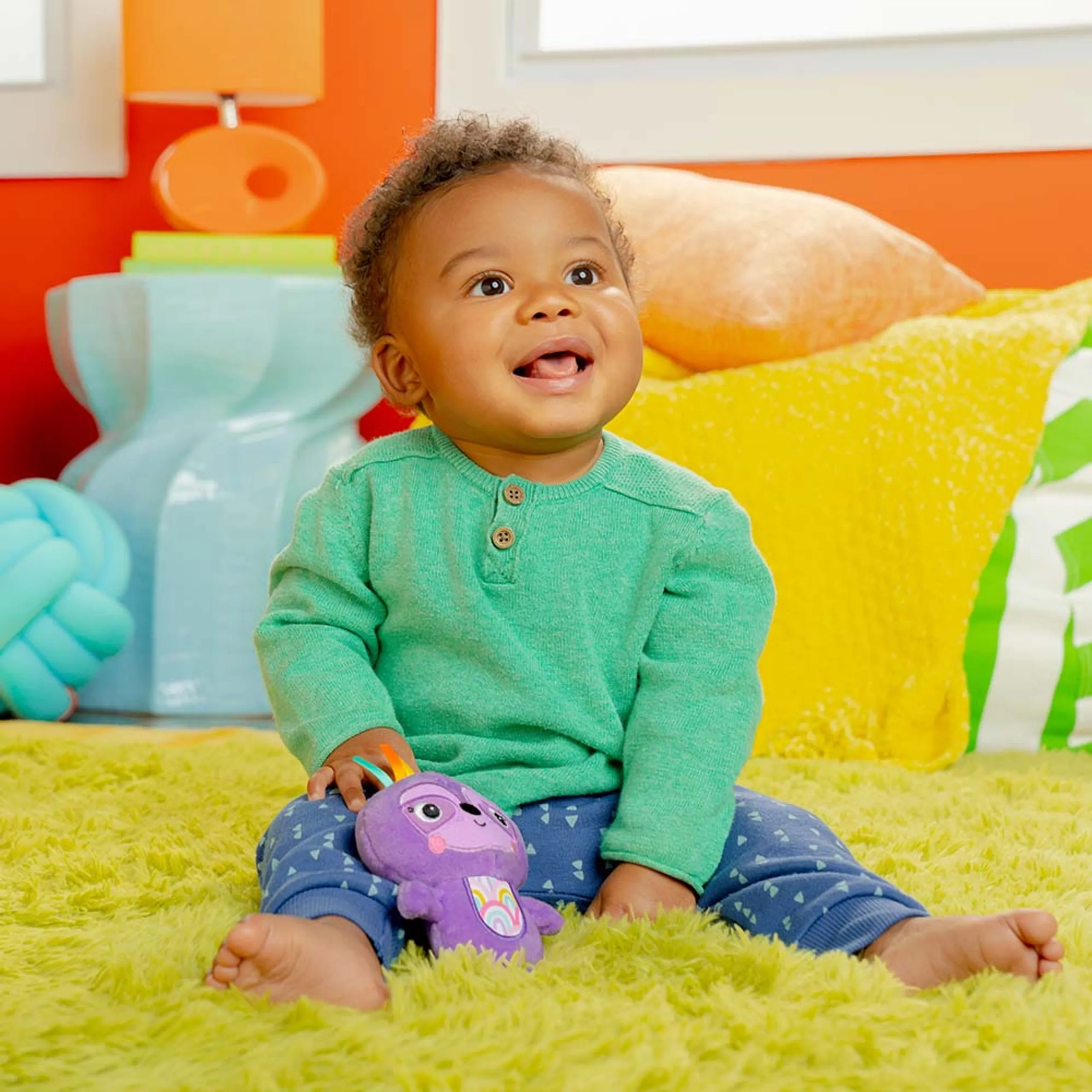 Jingle Joy Reach & Rattle Toy - 0 month soft mixed materials