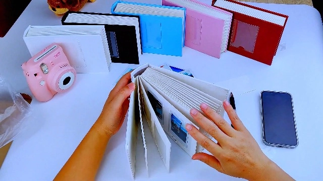 2x3" 64 Pockets Faux Leather Photo Album