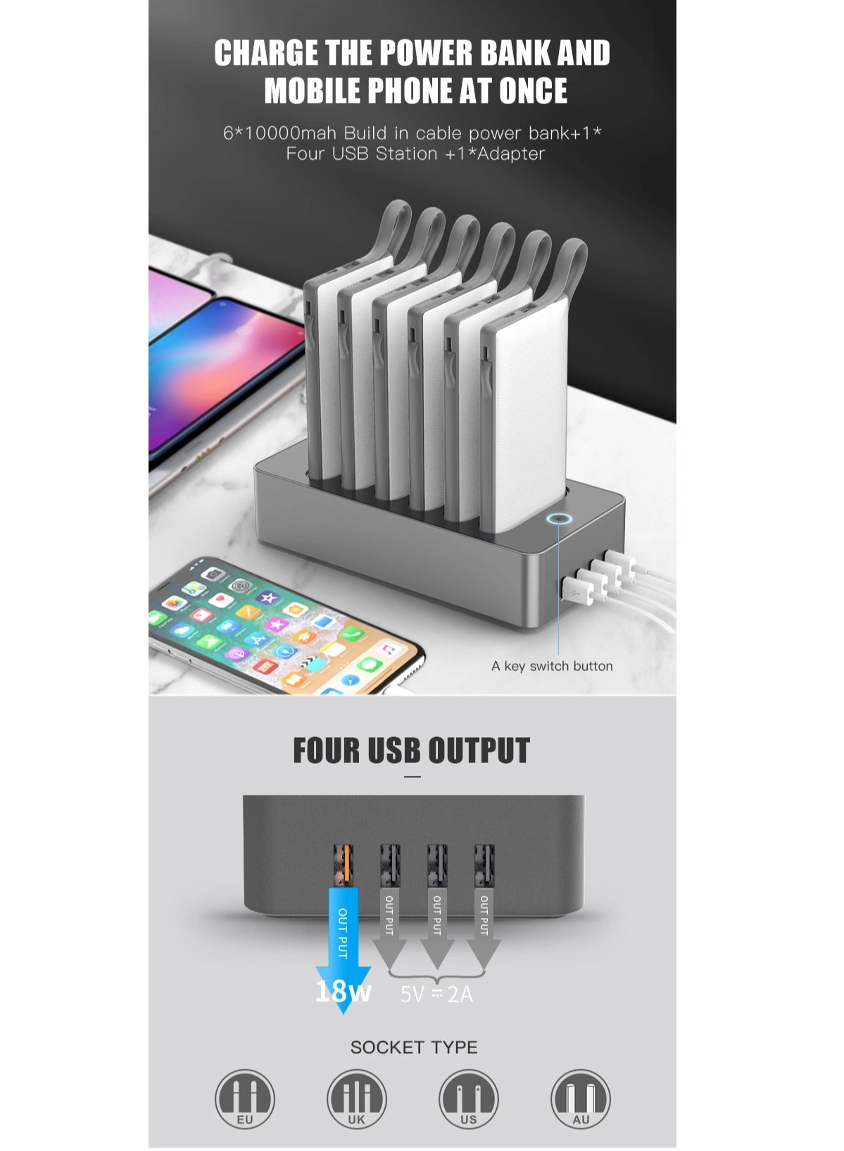 PB922W6M - 10000mAh PD 20W SCP 22.5W Wireless charging