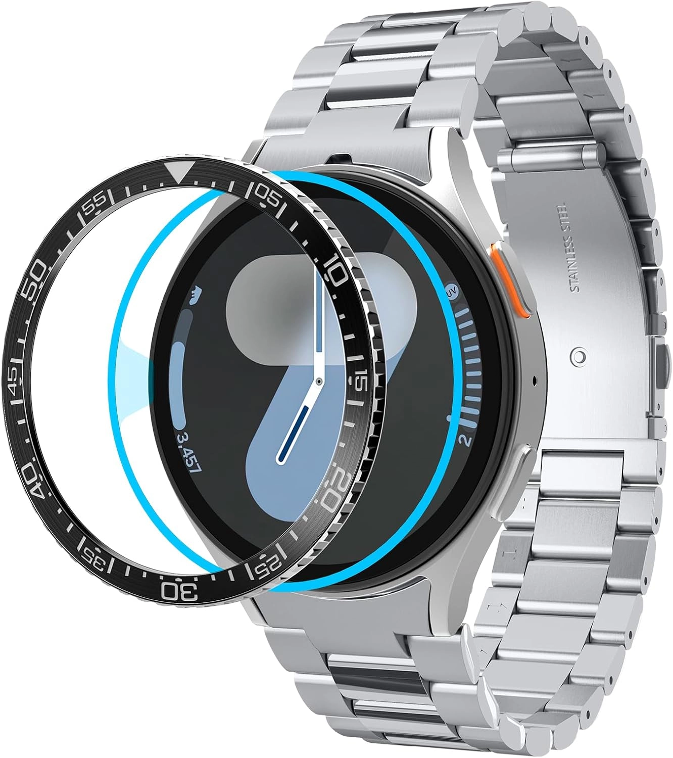 Spigen Bezel Tune Bezel Ring Protector for Samsung Galaxy Watch 7 - 44mm