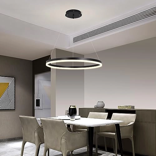 Round LED Chandelier - 3000K 4000K 6000K Dimmable